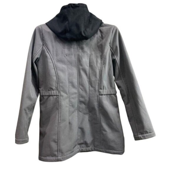 Vince Camuto Women's Gray Hooded Long Coat Size Small - Picture 4 of 5